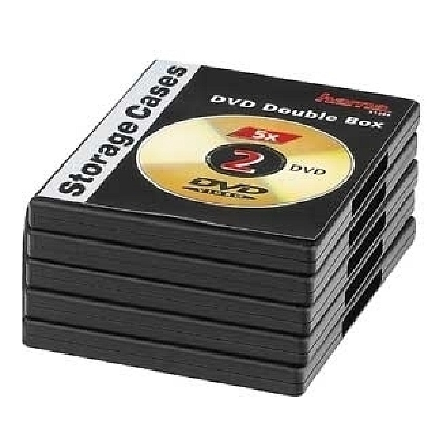 Hama 00051294 чехлы для оптических дисков Кейс для DVD дисков 2 диск (ов) Черный