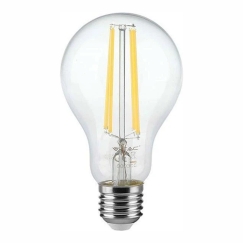 V-tac 12W LED filament bulb, E27, A60, 3000K