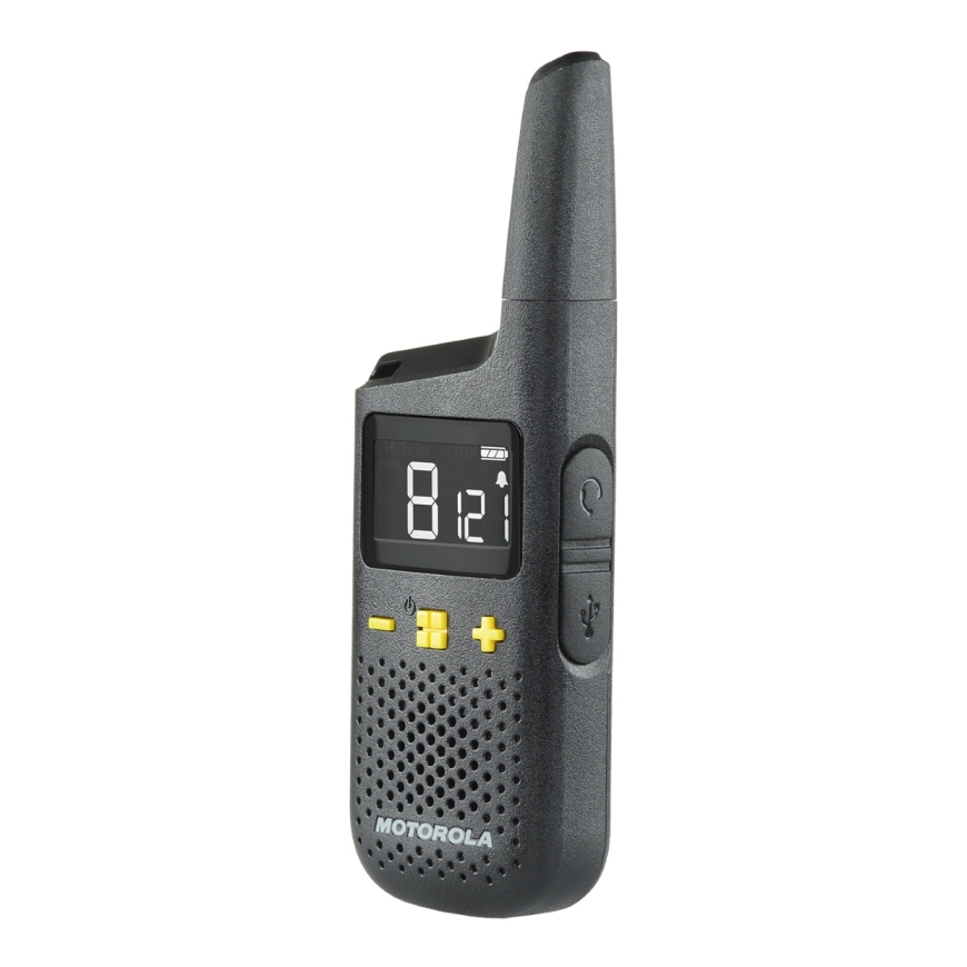 Motorola XT185 two-way radio 16 channels 446.00625 - 446.19375 MHz Black – 3
