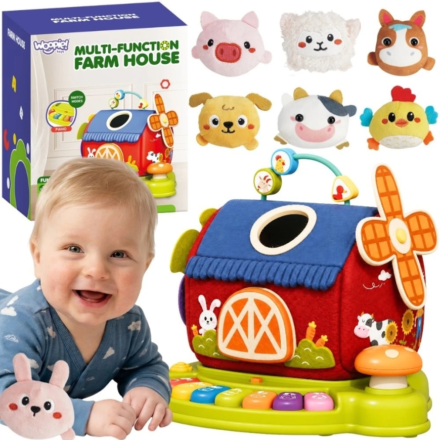 Woopie Baby WOOPIE BABY interaktīvais fermas