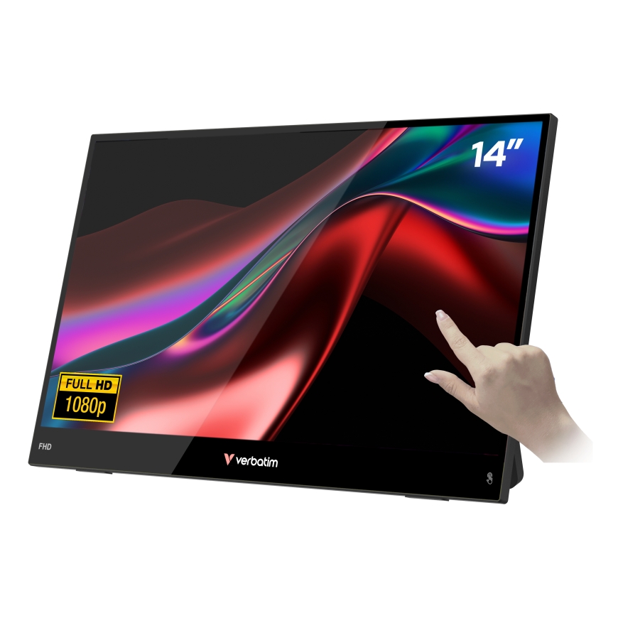 Verbatim Portable 14" FHD Touch Monitor