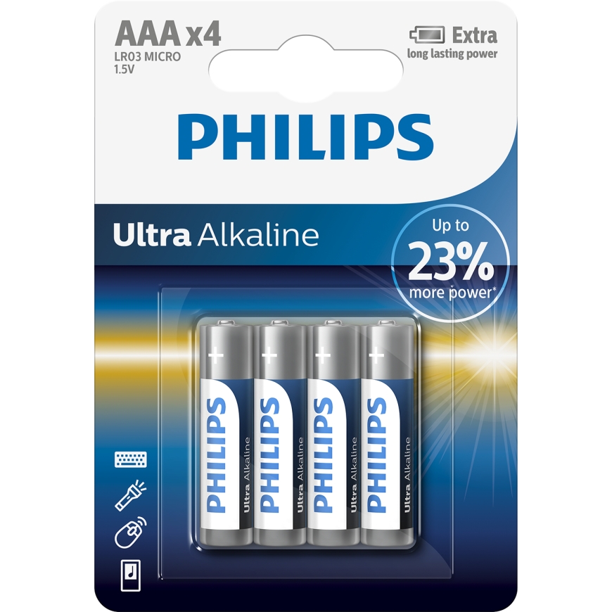 Philips Battery LR03E4B/10 – 2