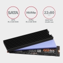 Axagon CLR-M2L6 computer cooling system M.2 NVMe SSD, Solid-state drive Heatsink/Radiator Black 1 pc(s) Axagon CLR-M2L6 computer cooling system M.2 NVMe SSD, Solid-state drive Heatsink/Radiator Black 1 pc(s)