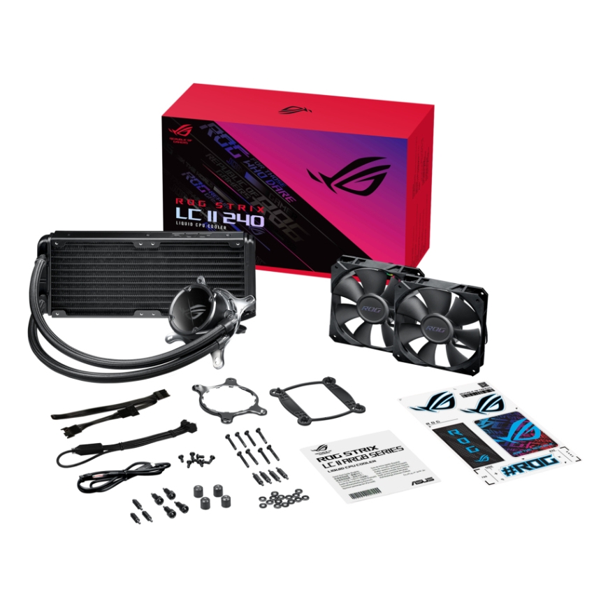 ASUS ROG STRIX LC II 240 Processor All-in-one liquid cooler 12 cm Black – 5