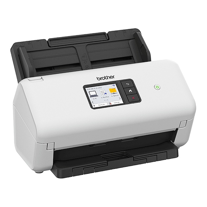 Brother ADS-4550W ADF skanner 600 x 600 DPI Must, Valge – 3