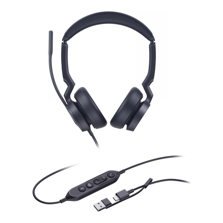 Yealink UH46 Dual Teams USB-C/A Austiņas