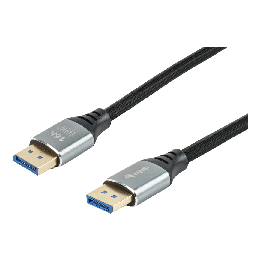 Equip DisplayPort 2.1 Premium Cable, 2.0m, 16K/60Hz, 54Gbps – 2