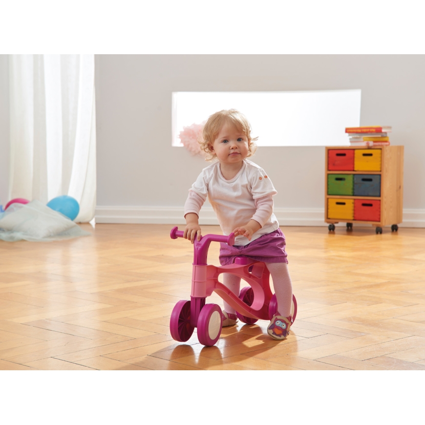 Lena My First Scooter Rose Bērnu Četrriteņu skrejritenis Rozā, Rožu, Balts – 4