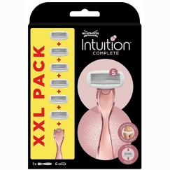 „Wilkinson Intuition Complete Care“ skustuvas ir 6 peiliukai.