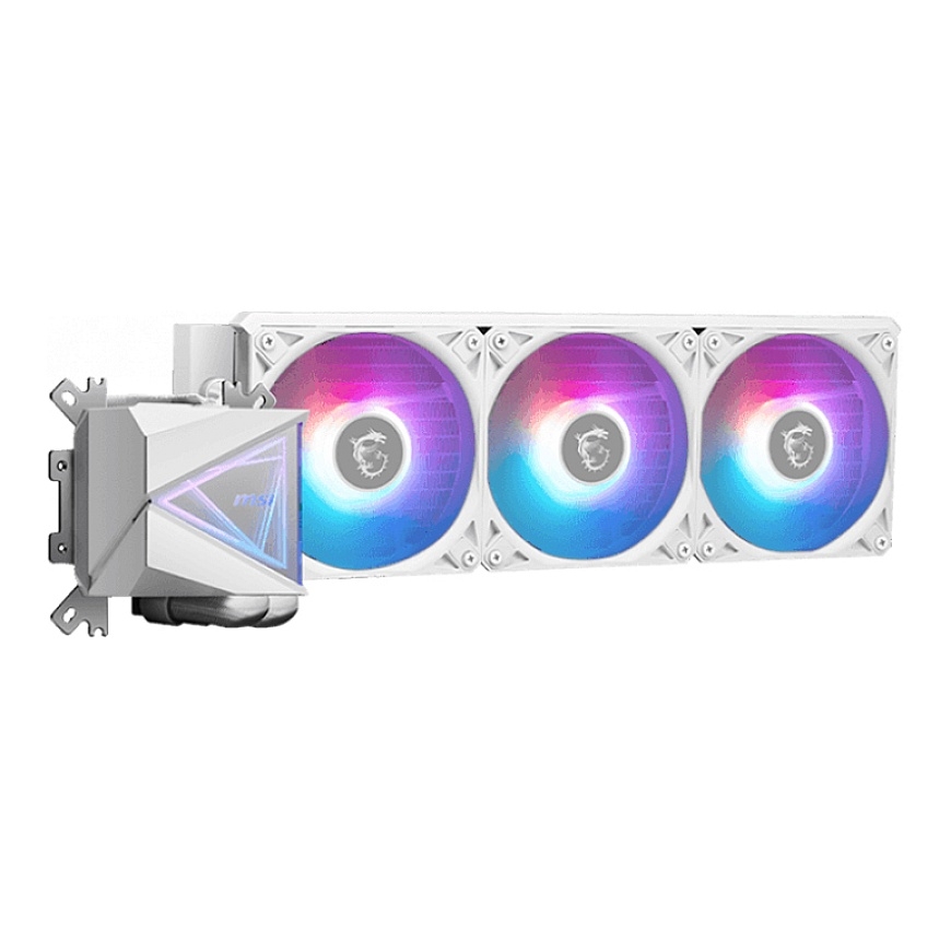 MSI MAG Coreliquid I360 WHITE Procesors Universāls šķidruma dzesētājs 12 cm Balts 1 pcs