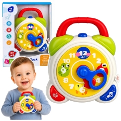 Lean Toys Interaktyvus mokomasis žadintuvas, daugiaspalvis