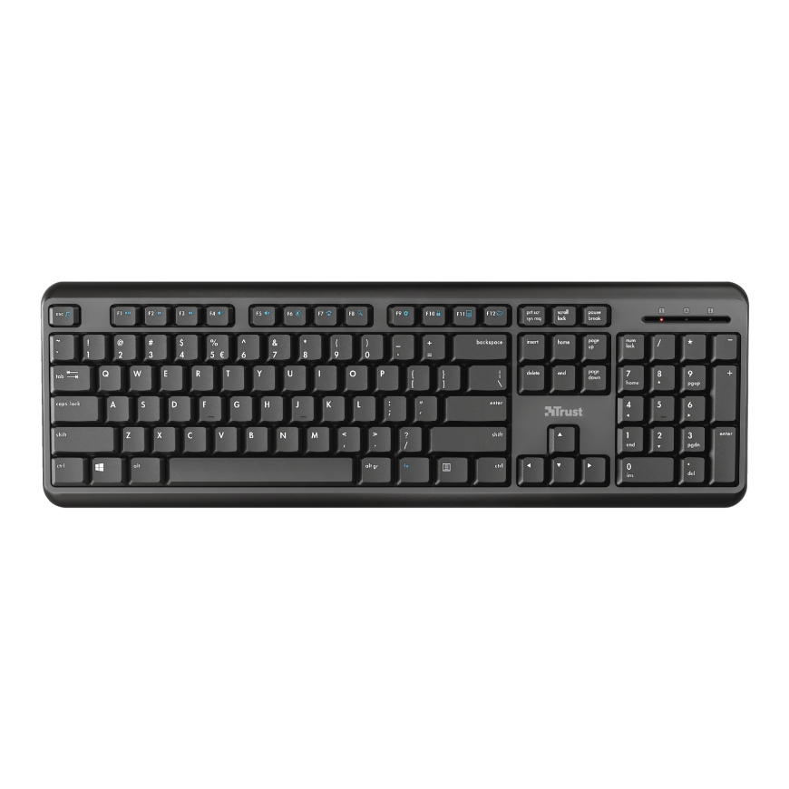 Trust TK-350 tastatūra Birojs RF Bezvadu