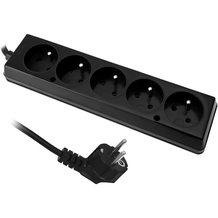 Plastrol Stationary Extension Cord with Five-Socket Plug Block – 2
