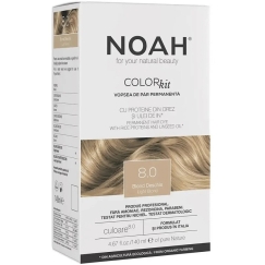 Noah Permanent Hair Colour Permanent Hair Dye 8.0 Light for Light Hair, 140 ml