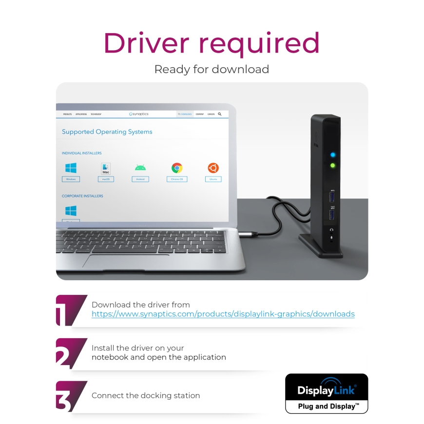 ICY BOX IB-DK2241AC Langallinen USB 3.2 Gen 1 (3.1 Gen 1) Type-A musta – 2