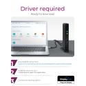ICY BOX IB-DK2241AC Vadu USB 3.2 Gen 1 (3.1 Gen 1) Type-A Melns ICY BOX IB-DK2241AC Vadu USB 3.2 Gen 1 (3.1 Gen 1) Type-A Melns