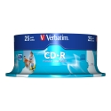 Verbatim CD-R AZO Wide Inkjet Printable 700 MB 52x 25 шт Verbatim CD-R AZO Wide Inkjet Printable 700 MB 52x 25 шт