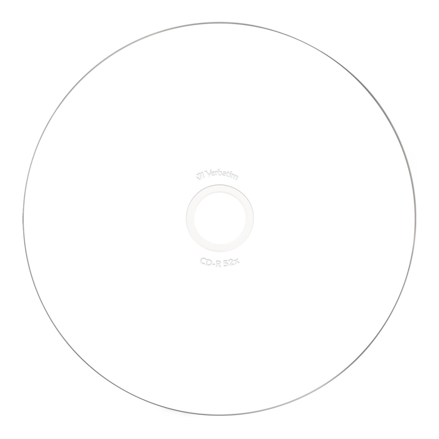 Verbatim CD-R AZO Wide Inkjet Printable 700 MB 52x 25 шт – 3