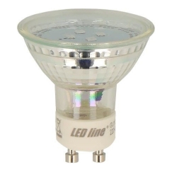 LED bulb GU10 230V 1W 3000K warm white color 80lm