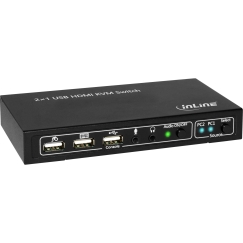InLine 62602I KVM jungiklis Juoda