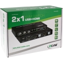 InLine 62602I KVM-lüliti Must InLine 62602I KVM-lüliti Must