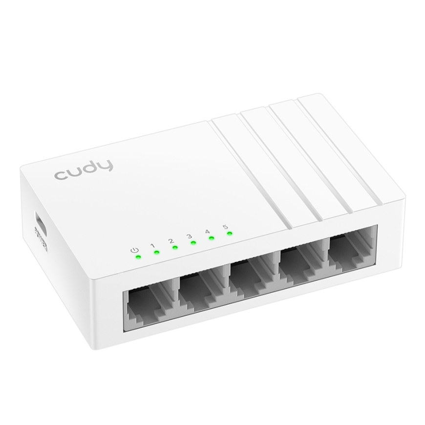 Cudy FS105D network switch Fast Ethernet (10/100) Black – 2