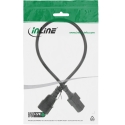 Maitinimo kabelis InLine Maitinimo kabelis 3 kontaktų IEC C13–C14 kištukinis ir moteriškas juoda 0,3 m Maitinimo kabelis InLine Maitinimo kabelis 3 kontaktų IEC C13–C14 kištukinis ir moteriškas juoda 0,3 m