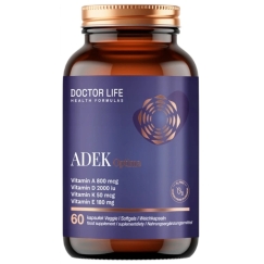 Doctor Life ADEK Optima uztura bagātinātājs 60 kapsulas