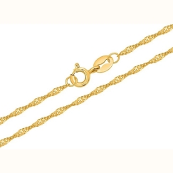 Brilio Silver Gold Plated Chain Bracelet "Lambada CN009Y"