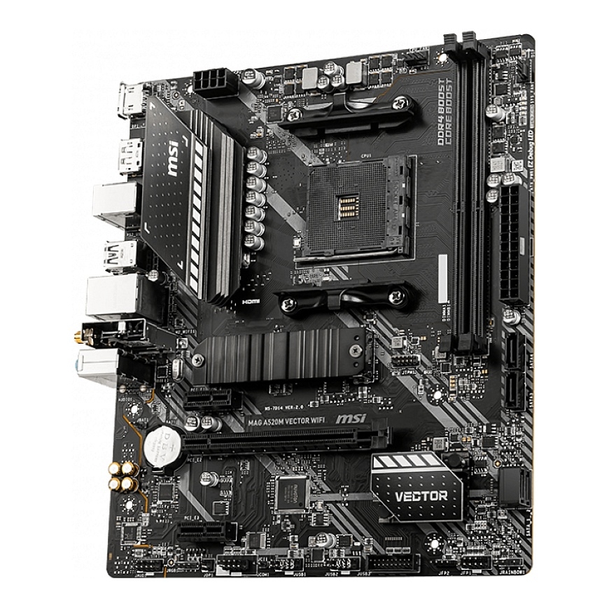 MSI MAG A520M VECTOR WIFI motherboard AMD A520 Socket AM4 micro ATX – 2