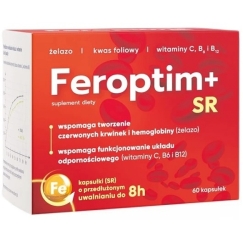 Feroptim + SR uztura bagātinātājs 60 kapsulas