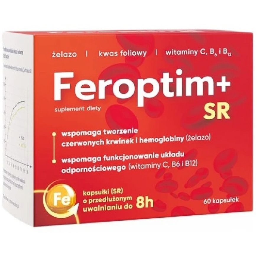 Feroptim + SR ravintolisä 60 kapselia