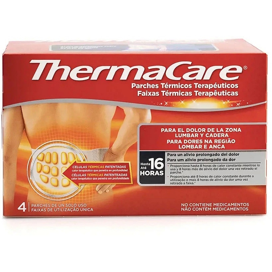 THERMACARE jostas un gurnu siltuma plāksteri