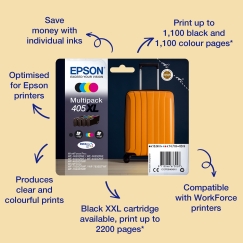 Epson 405XL DURABrite Ultra Ink ink cartridge 1 pc(s) Original High (XL) Yield Black