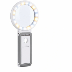 ATL DA716 Folding LED Magnifying Glass for Reading 2-in-1 30x 10x