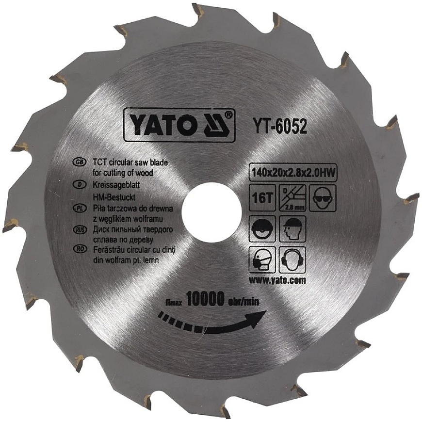 Yato VIDIAN SHIELD 140X16TX20 MM