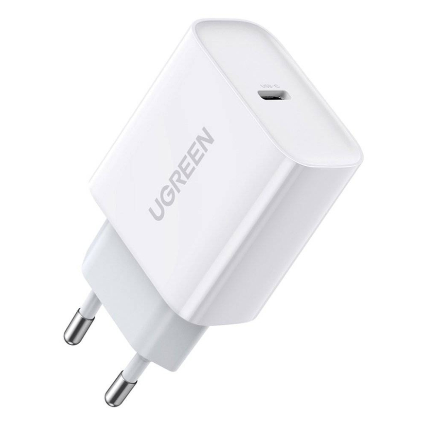 Ugreen USB įkroviklis Power Delivery 3.0 Quick Charge 4.0+ 20W 3A baltas (60450)
