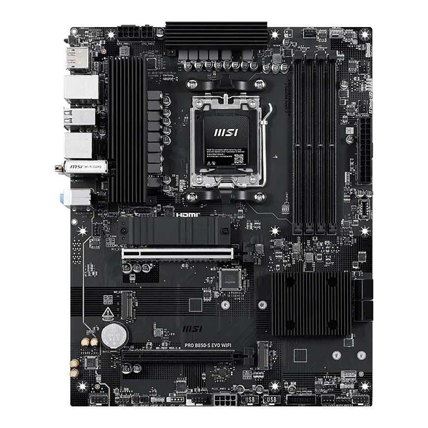 MSI PRO B850-S EVO WIFI motherboard AMD B850 Socket AM5 ATX
