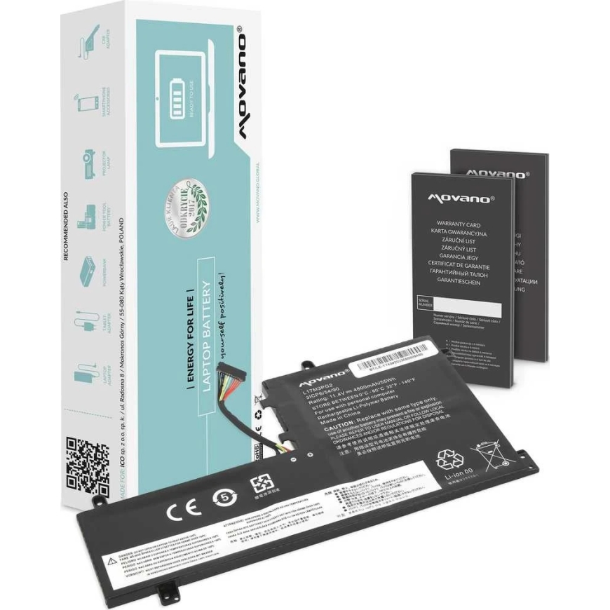 Movano Baterija Movano L17C3PG2, paredzēta Lenovo