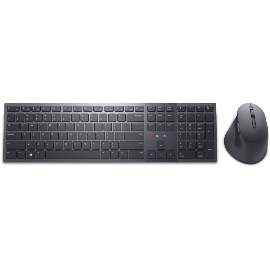 DELL KM900 keyboard Mouse included Office RF Wireless + Bluetooth QWERTY US International Graphite – 3