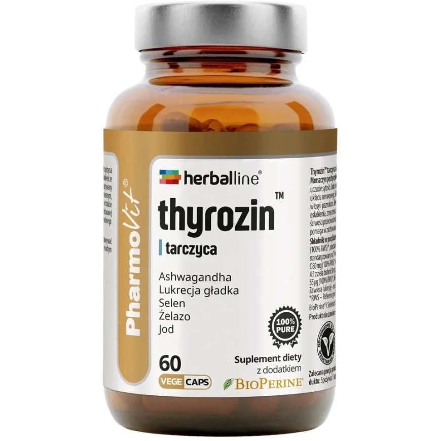 Pharmovit Thyrozin™ skydlės mitybos papildas 60 kapsulių – 2