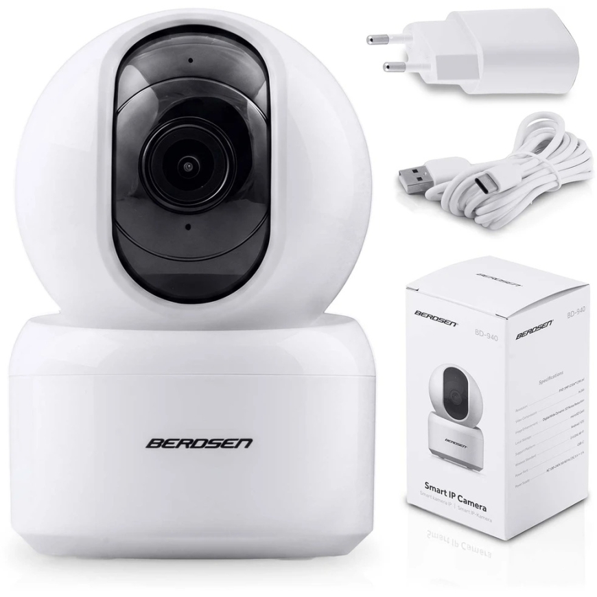 Berdsen BD-940 balta IP pagriežtā 3MP