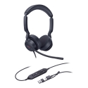 Yealink UH44 Dual Teams USB-C/A Гарнитура Проводная Оголовье Офис/колл-центр USB Type-C / USB Type-A Черный Yealink UH44 Dual Teams USB-C/A Гарнитура Проводная Оголовье Офис/колл-центр USB Type-C / USB Type-A Черный