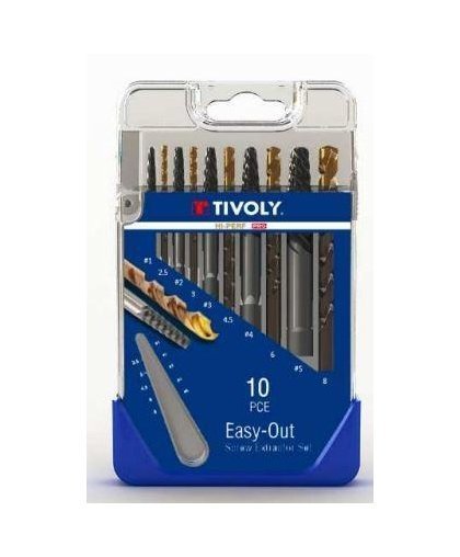 Tivoly Breaking screw removal set 10pcs