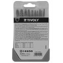 Breaking bolt extraction set 10pcs. (For M3-M18 screws) HSS TiN, Tivoly Breaking bolt extraction set 10pcs. (For M3-M18 screws) HSS TiN, Tivoly