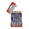 Breaking bolt extraction set 10pcs. (For M3-M18 screws) HSS TiN, Tivoly Breaking bolt extraction set 10pcs. (For M3-M18 screws) HSS TiN, Tivoly