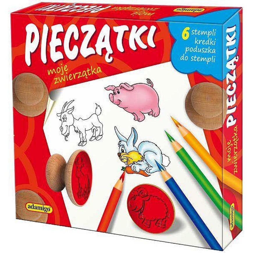 Adamigo Dēlīņu komplekts Adamigo dzīvnieku zīmogi