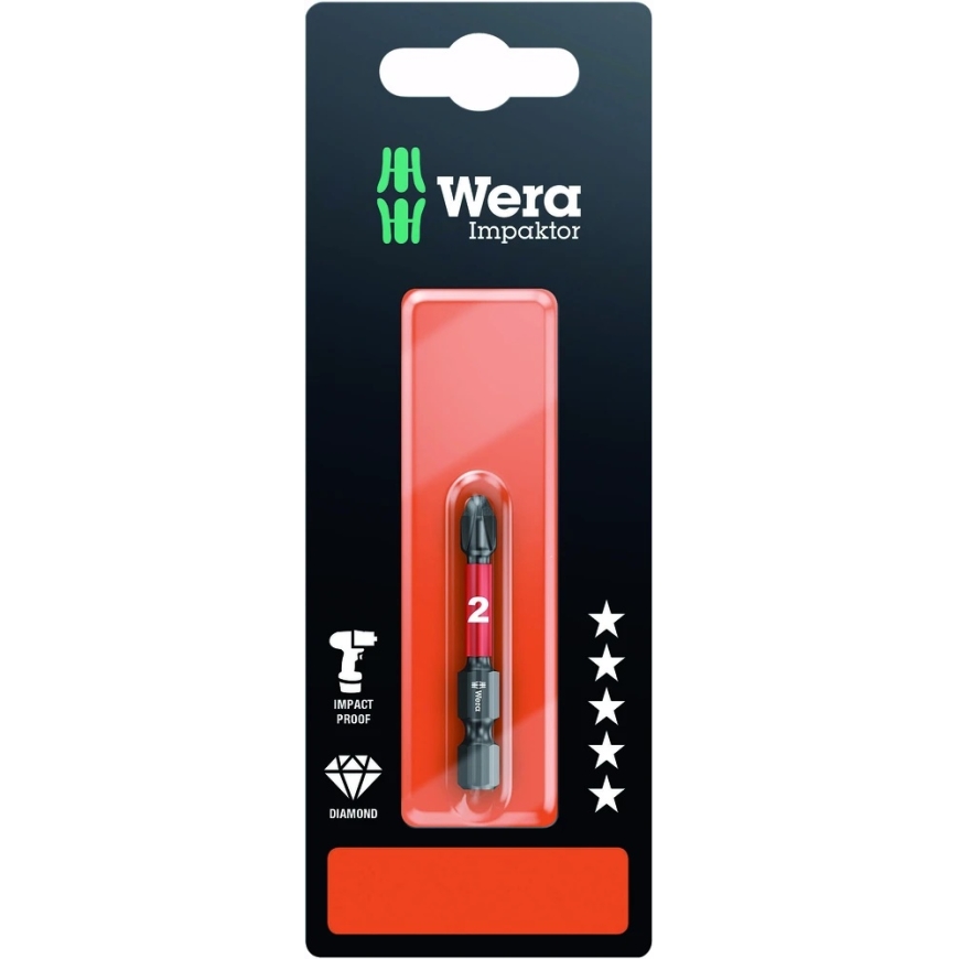 Wera Impactor uzgaļi 851/4 IMP DC