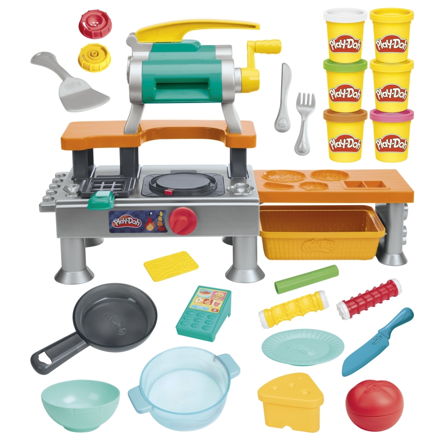 Hasbro Play-Doh Super Sizzlin` virtuves rotaļu