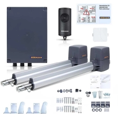 Комплект „Hormann Rotamatic 2 868MHz BiSecure“ для двустворчатых ворот длиной 5 м